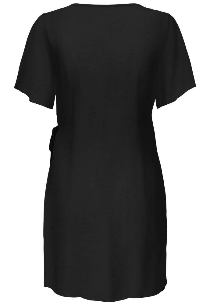 JDYTROYA LIFE S/S WRAP DRESS WVN DI 15350762 BLACK